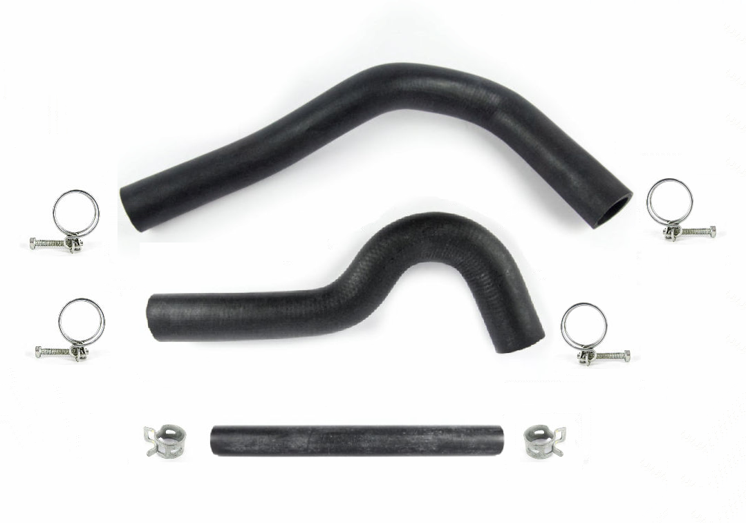 SUZUKI LJ80 RADIATOR HOSE SET WITH CLIPS